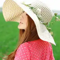 暖色系可爱女生qq头像
