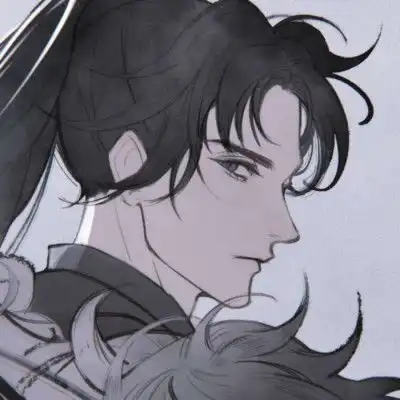 一组高冷动漫古风男生头像

