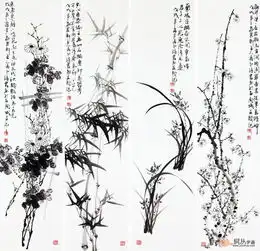 装饰客厅的背景墙面时,挂这样的字画比较好
