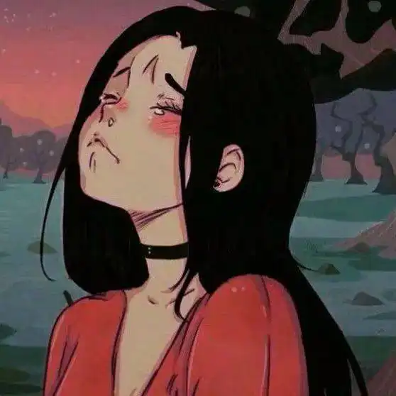 动漫女生头像今天有着迟暮的霞光,正如晚来的你皆是笑意
