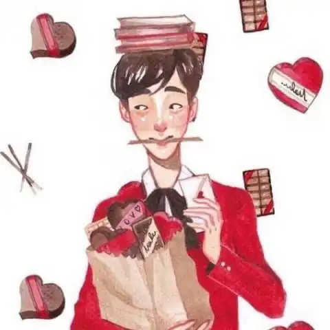 萌系可爱情头动漫一男一女很火软萌情头一左一右
