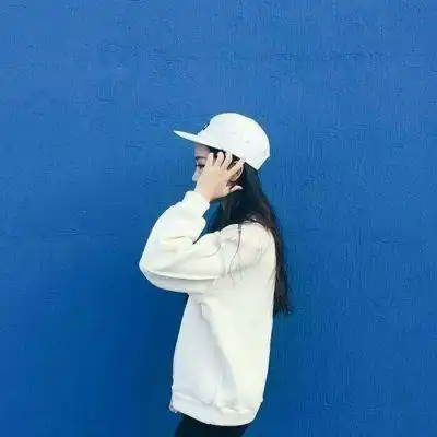 真人qq头像女生小清新蓝色系可爱点
