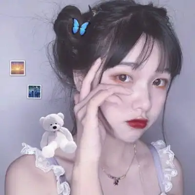 黑暗系头像闺蜜两人高冷
