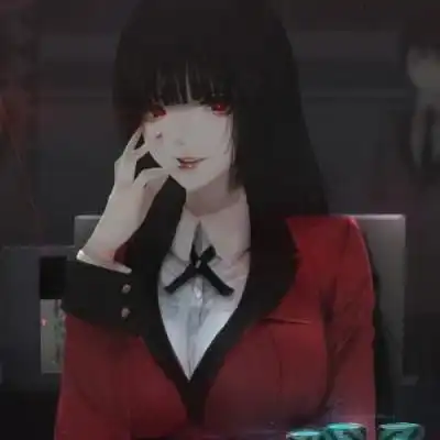 黑暗系女生头像动漫超酷的孤独二次元女生头像
