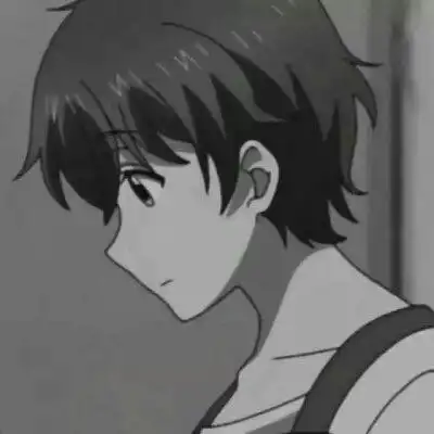 动漫情头黑色
