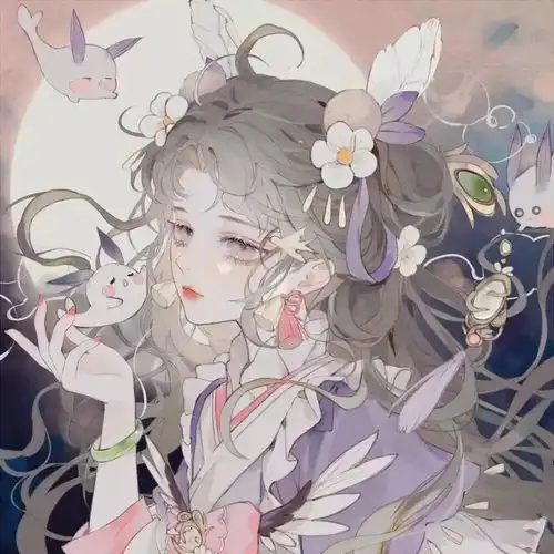 中秋节可用的仙女儿头像

