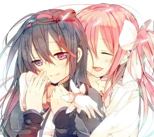 二次元百合图片大全超清的
