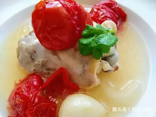 精品电锅美食系列,男补精女抗老的小番茄鸡汤,如何制作
