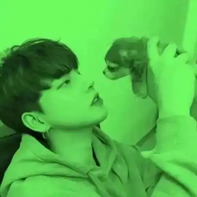 男生头像绿色
