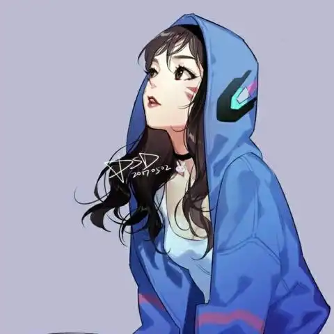 成熟气质女生动漫头像
