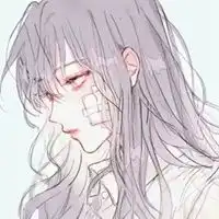 qq头像女生简约白色

