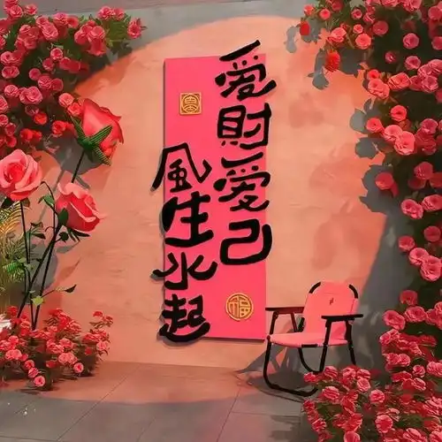 壁纸2025发财被爱,好运常在
