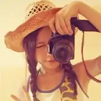 可爱女生暖色系头像微信头像图片大全
