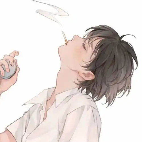 动漫头像高清无水印动漫男头
