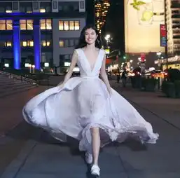 平底鞋裙子也能美美哒
