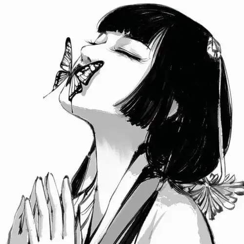 致郁系黑白男女头像
