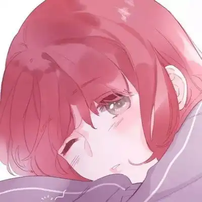 粉色系女生头像动漫粉色系少女心二次元软妹图片
