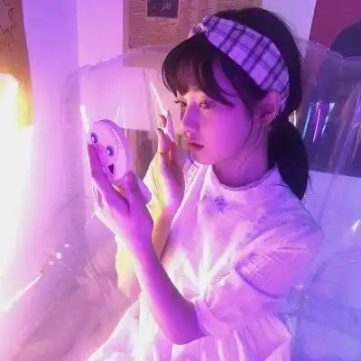 紫色系霸气女头像韩版霸气范高清qq头像
