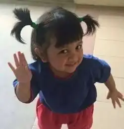 萌系头像希望我是你眼里最好的宝贝
