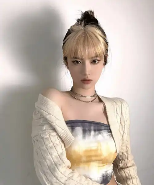 最美刘海染
