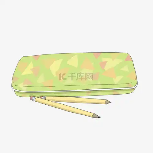 校园文具系列铅笔盒手绘插画素材图片免费下载千库网
