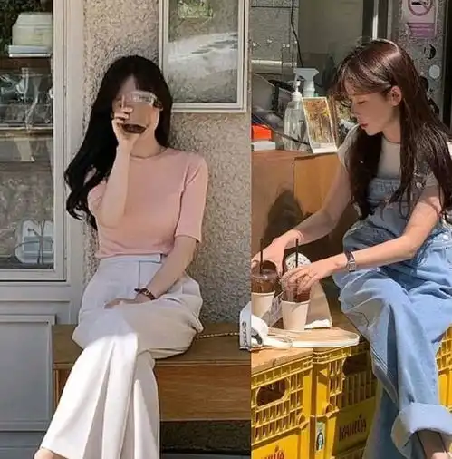 春日韩系氛围感穿搭,简单舒服又时髦,每一套搭配都好好看
