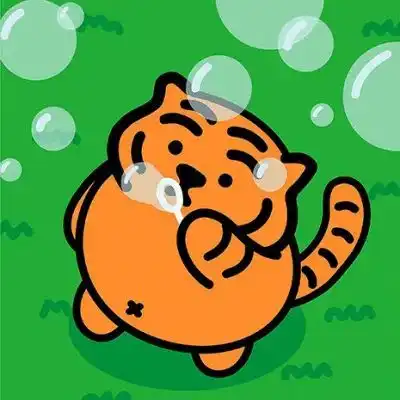 卡通头像2022虎年小脑虎头像
