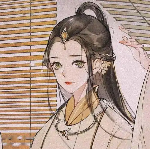 动漫头像丨黑白古风手绘
