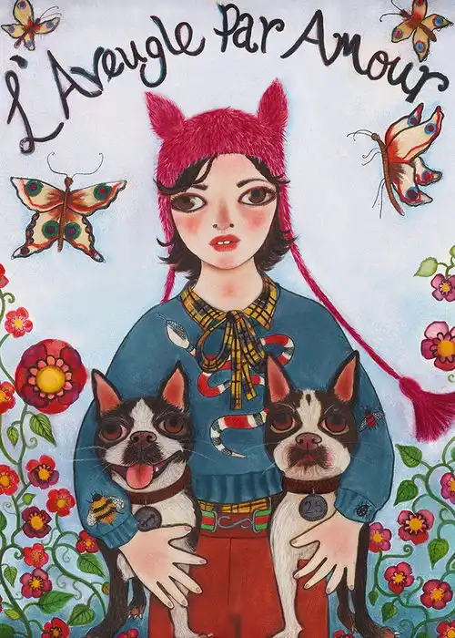 惊艳gucci跨界大玩艺术,每一张插画都值得收藏
