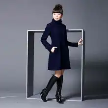 特大码毛呢大衣200斤女外套加肥加大冬装胖mm超大码长款风衣外套
