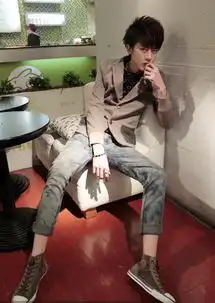 谁能帮我找到这张图片的放大版,这是网络图片吗如果是网络帅哥,他叫什么

