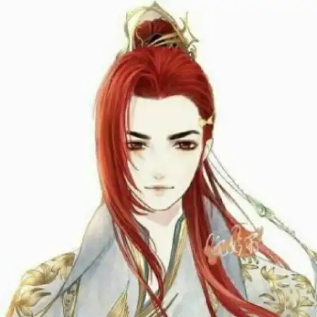唯美古风头像情侣图片一男一女两张分开

