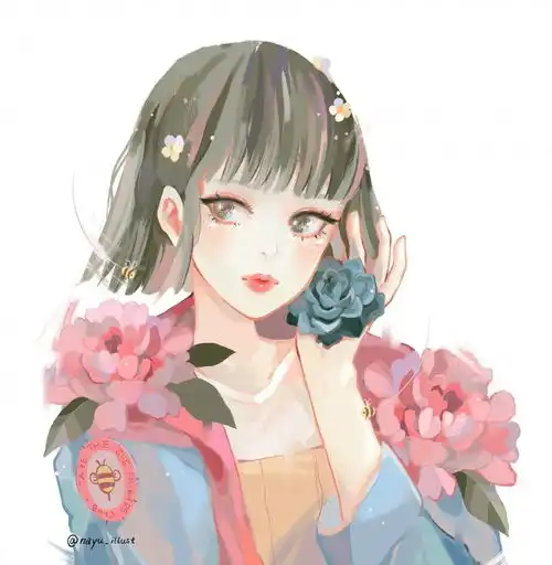 原画丨绘画丨少女系插画师nayuillust
