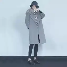 冬季微胖mm穿什么茧型大衣保暖又显瘦
