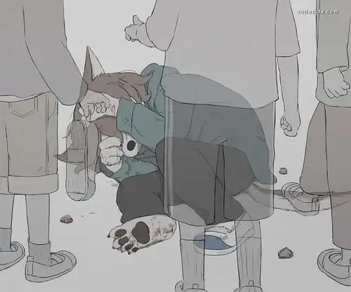 致郁风丧系插画暗黑头像壁纸

