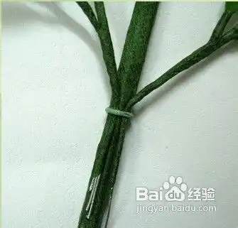 丝网花竹子制作图片
