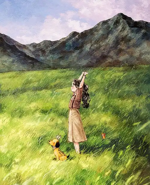 治愈系插画壁纸1
