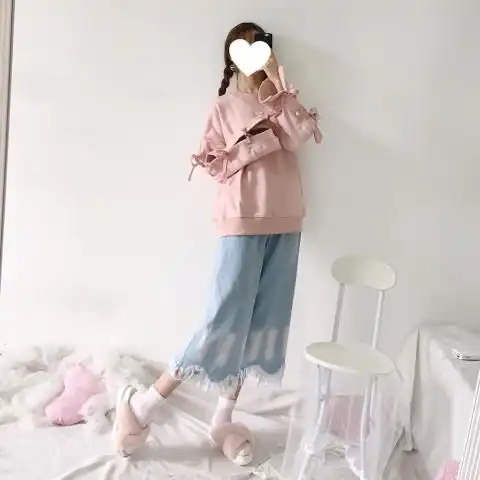 这几款卫衣未免太仙女搭直筒裤出街,坐等男神加好友
