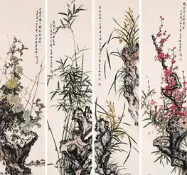 办公室挂什么画国画花鸟画塑造优雅的办公环境
