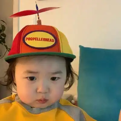 可爱萌娃头像做人就要像小饼干微信头像我要个性网
