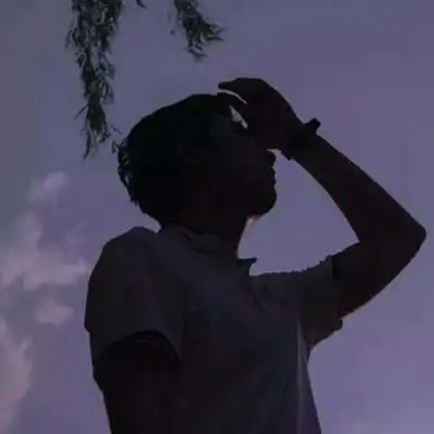 丧系情侣头像一对两张冷酷黑暗系风格情侣头像

