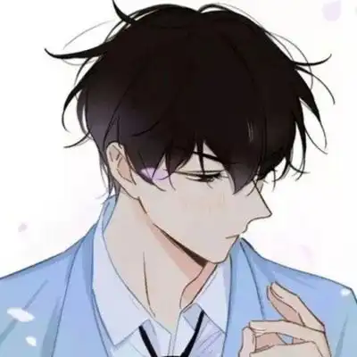 帅气撩人高冷动漫男头二次元高冷侧脸男头像
