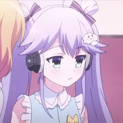 音乐少女动漫女生头像

