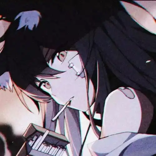 招桃花温柔动漫可爱女生头像347
