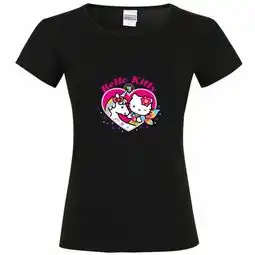 可爱kitty猫时尚修身纯棉t恤女款
