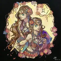 个人创作十二星座系列
