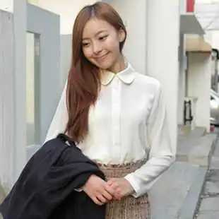 白色衬衫女生插图微信头像图片大全
