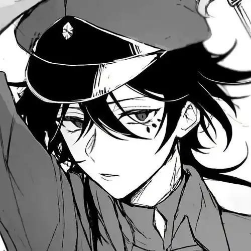 黑色动漫男生头像酷boy
