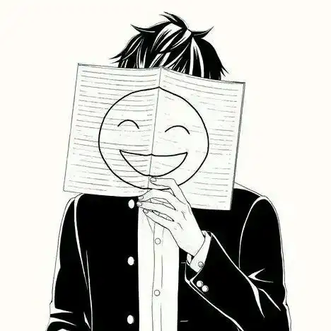 黑白动漫男生头像不要妄想每个人都待你如朋友
