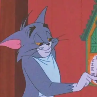 猫和老鼠cp头像情侣图片
